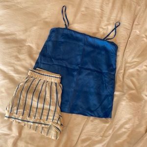 Ginia Silk cami sleep set. fits xs/small